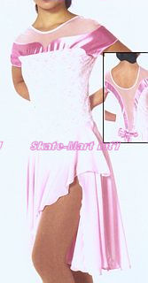 ROSE RHUMBA DANCE SKATING DRESS IMAGE