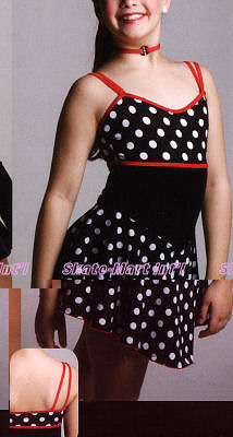 DOTS AND STRIPES150 SKATING DRESS IMAGE