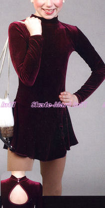 CLASSIC VELVET8 SKATING DRESS IMAGE