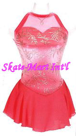 PASSIONATE PINK SKATING DRESS IMAGE