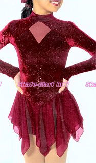 RASPBERRY REVELATION SKATING DRESS IMAGE