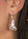 CRYSTAL SKATE EARRINGS