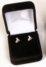 STERLING SILVER SKATE EARRINGS