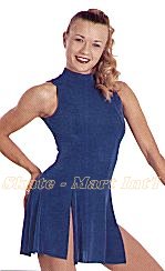 SLINKY TURTLENECK SKATING DRESS IMAGE