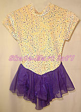 DOTTED ELEGANCE SKATING DRESS IMAGE
