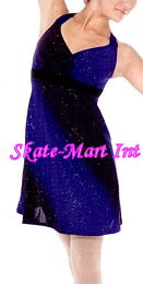 SLEEVELESS EMPIRE WAIST SKATING DRESS