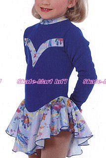 ROYAL FLEECE SKATING DRESS IMAGE