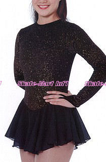 COPPER SPARK SKATING DRESS IMAGE