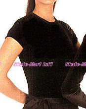Short Sleeved Velvet Bodysuit