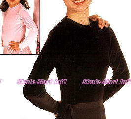 LONG SLEEVE VELVET BODYSUIT