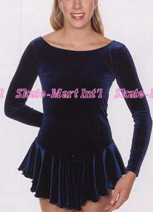 LS OVAL NECK SKATING DRESS IMAGE