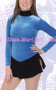 TURTLENECK WITH STRAIGHT SKIRT SKATING DRESS IMAGE