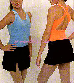 FEELING TWO-COLOR SKATING DRESS IMAGE
