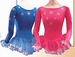 Twizzle Brand SNOWFLAKE SKATING DRESS IMAGE